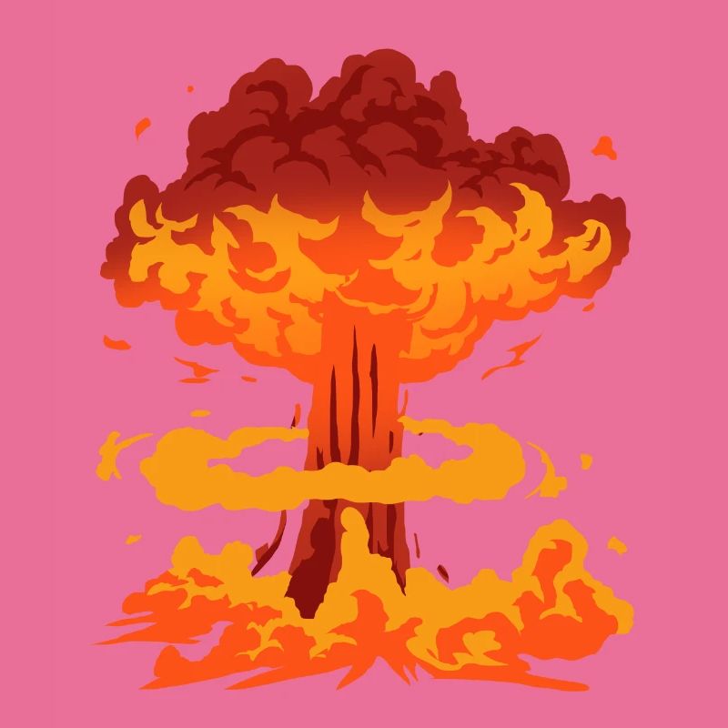 Nuke Nuking Bombing Fire Bombshell Cadeau de missile