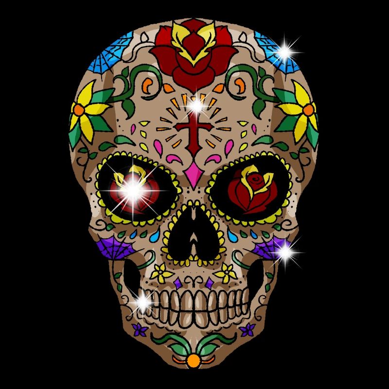 Zucker Schädel Tag der Toten Geschenk