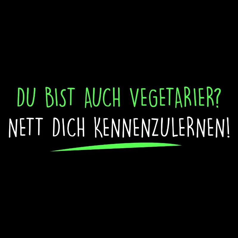 Du bist auch Vegetarier?