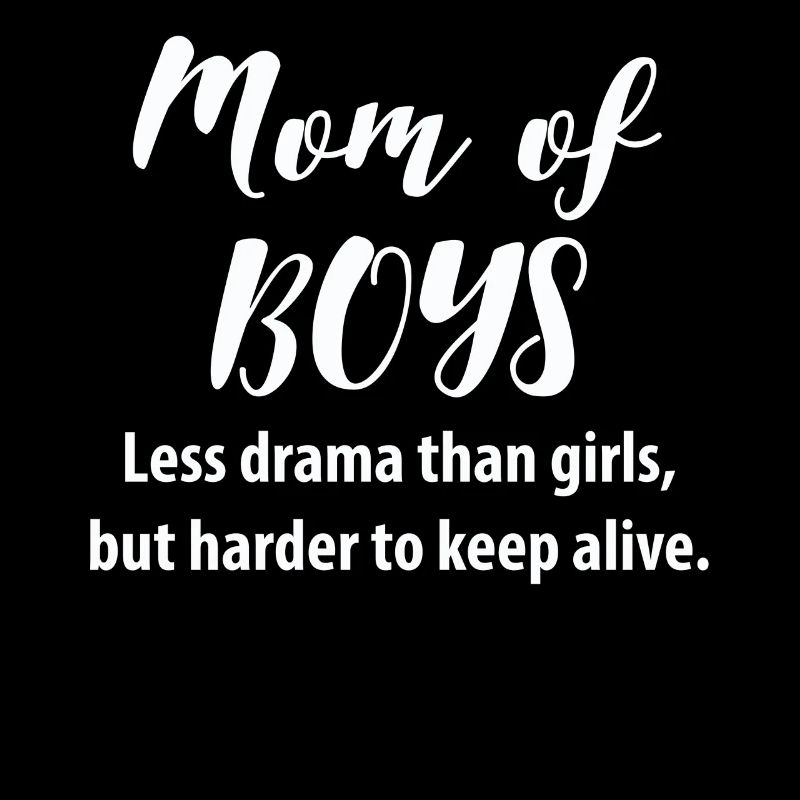 Maman des garçons moins dramatiques que les filles