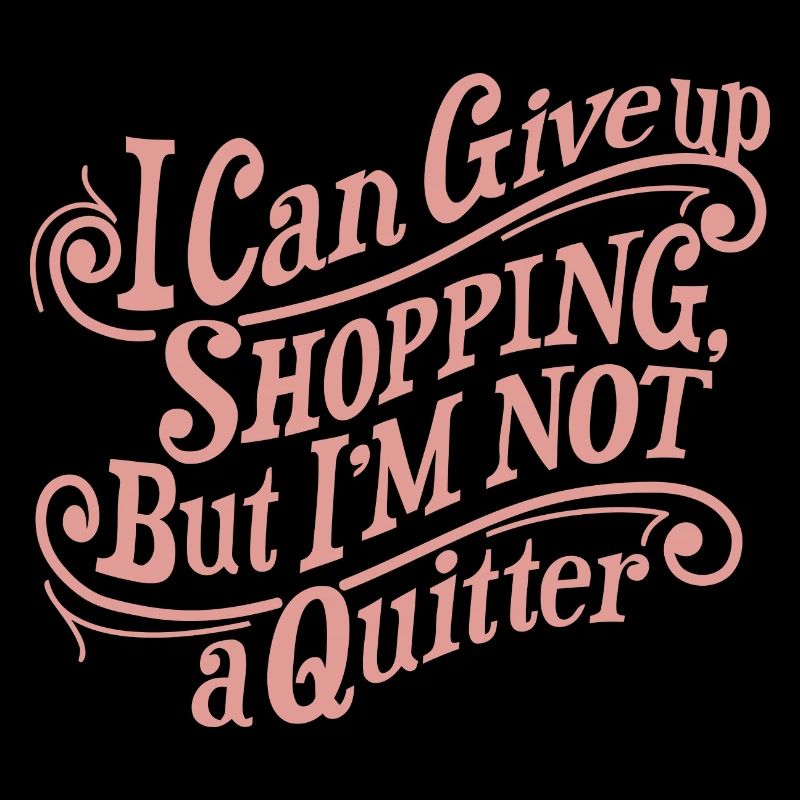 Shopping Quitter Graphic