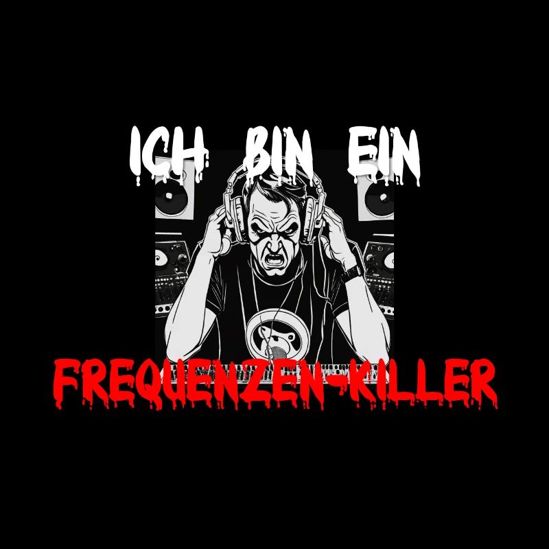 Ich bin ein Frequenzen-Killer (Tontechniker Shirt)