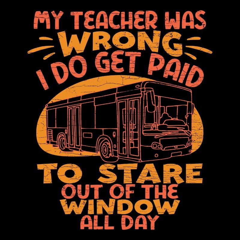 Schulbus Busfahrer Geschenk Bus