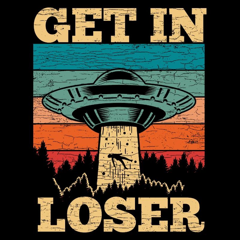 Retro Ufo Alien