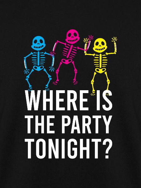 Halloween Skelett-Party