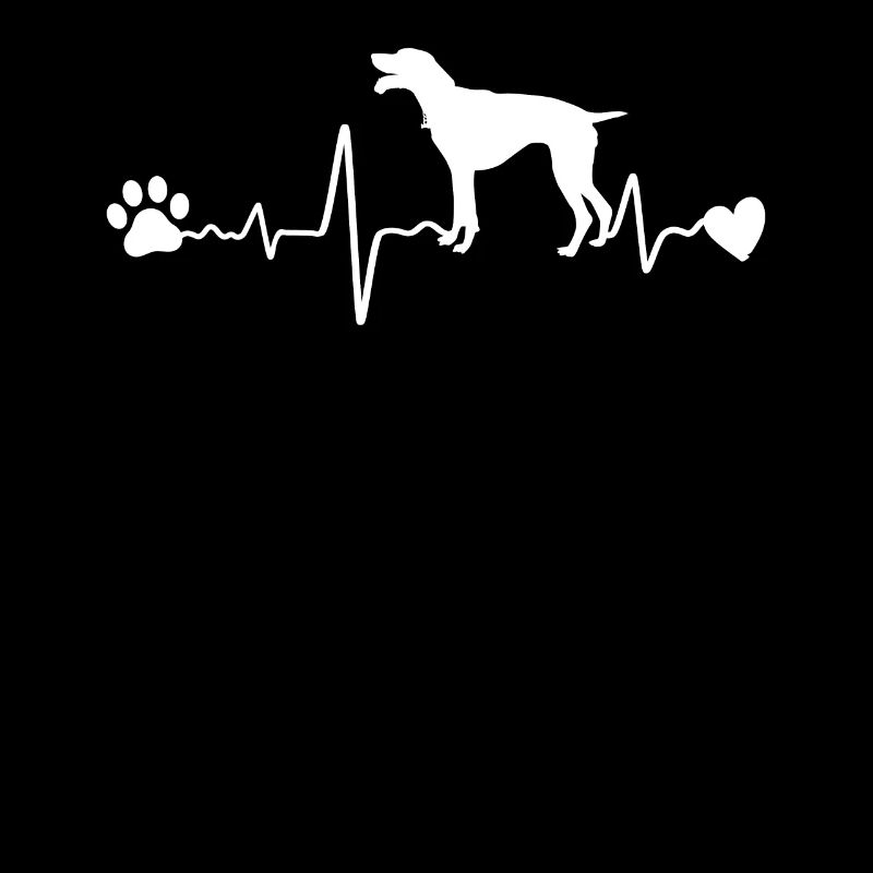 Pointer Herzschlag Hund Hundebesitzer Hunde