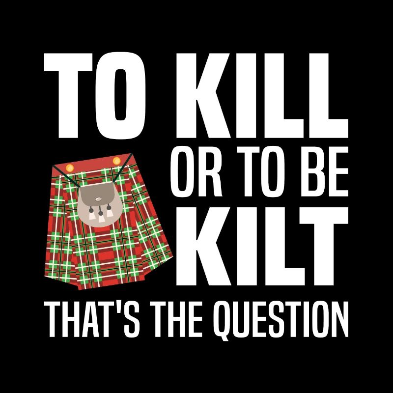 Costume de kilt écossais Saying - Jupe écossaise