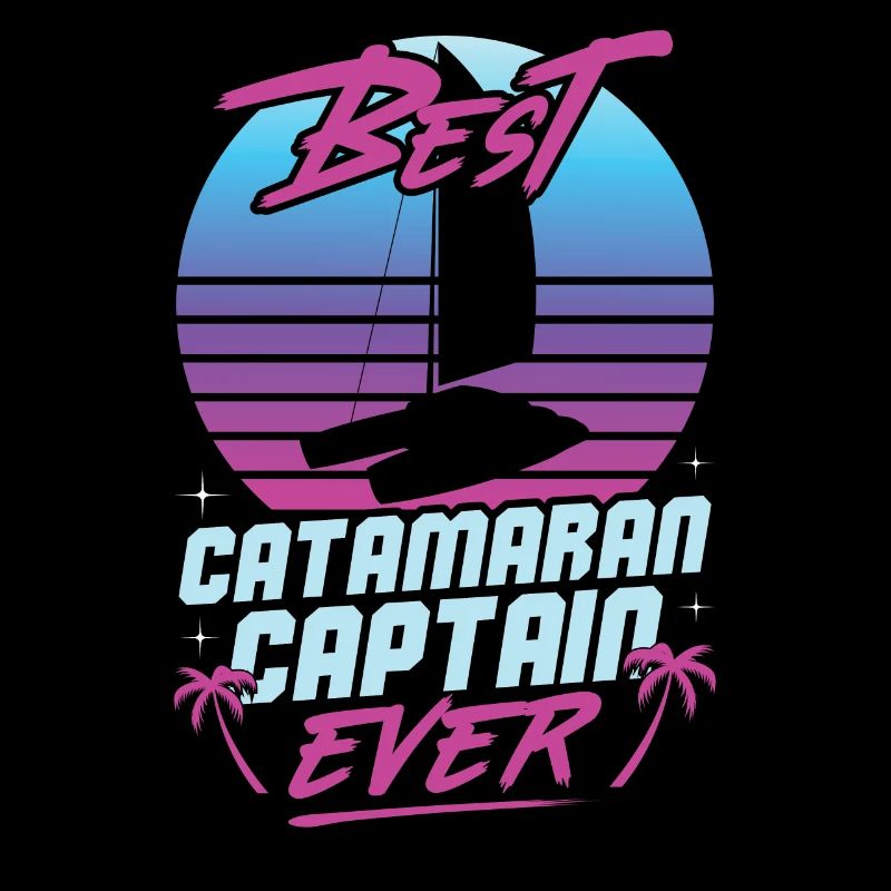 Catamaran Sailor Meilleur Capitaine de Catamaran