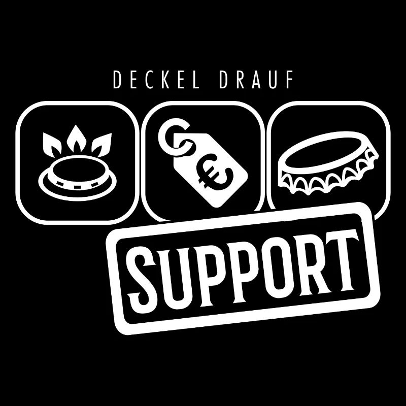 Gaspreis Deckel Support Piktogramm