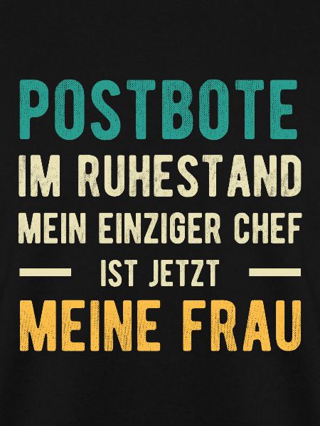 Postbote Spruch Verheiratet