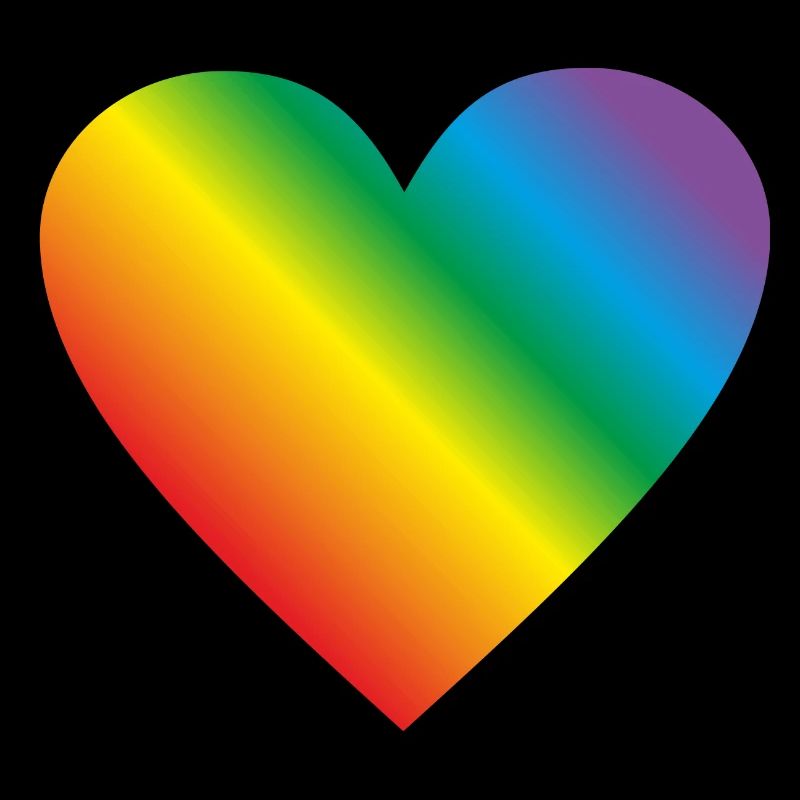 Lgbt Regenbogen Herz