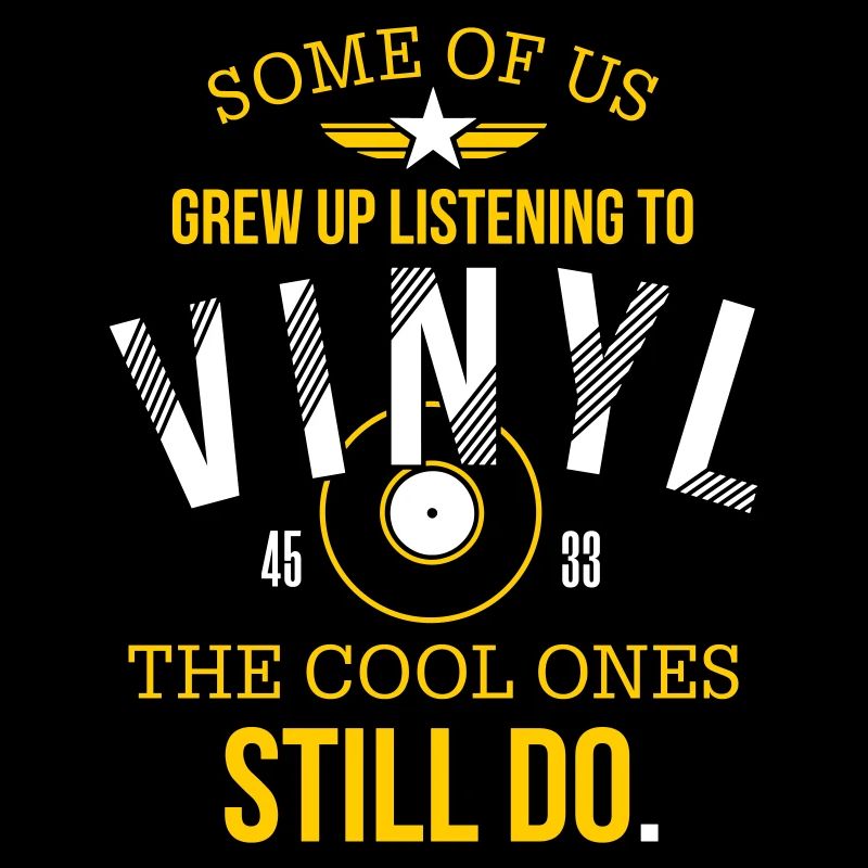 Des gens cool écoutent du vinyle