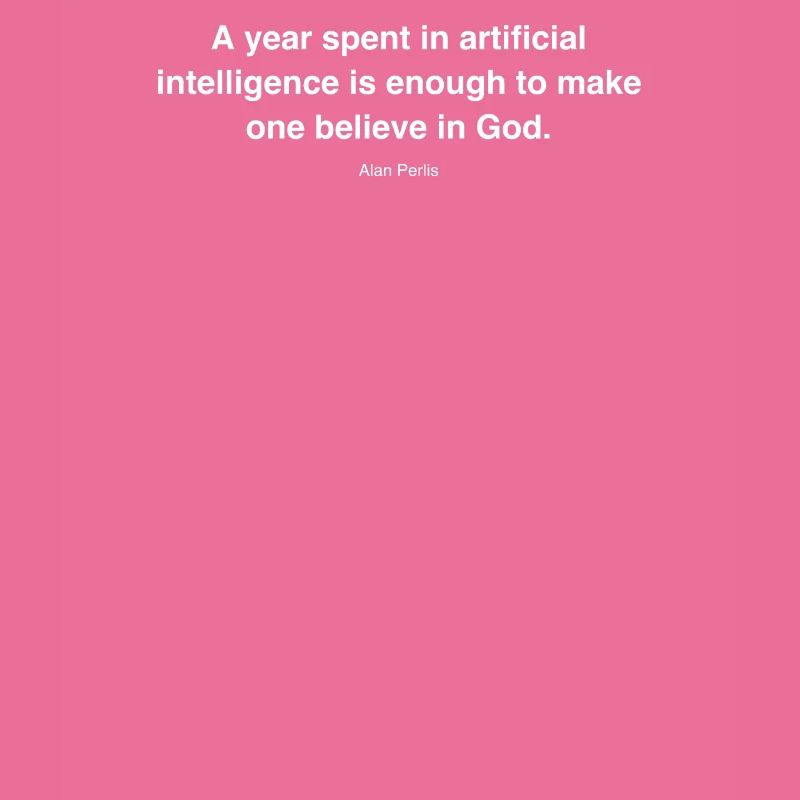 A year spent in artificial intelligence is enough