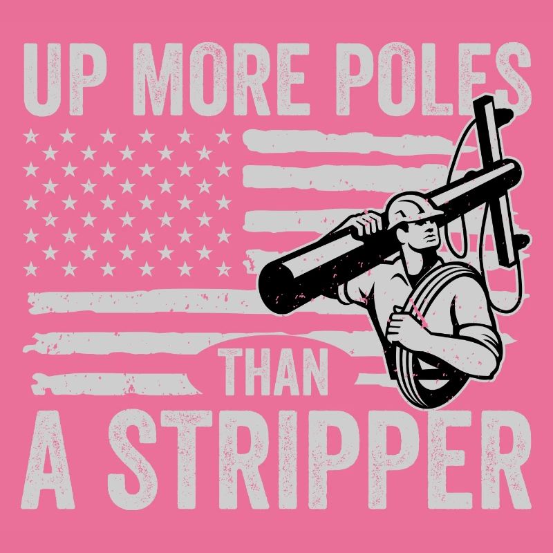 Power Lineman Stromleitung Elektriker