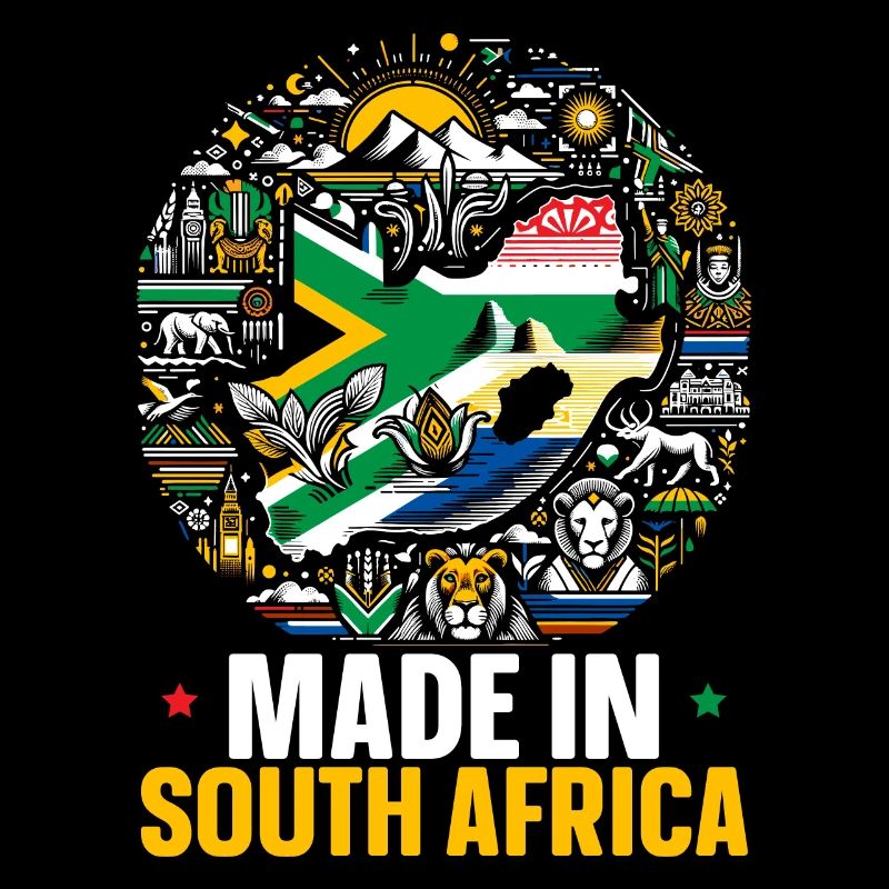 Fierté de l’Afrique du Sud Drapeau sud-africain