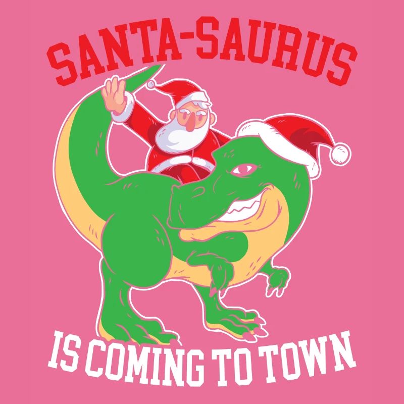 Dinosaurier-weihnachtsbaum, Weihnachtsmann,
