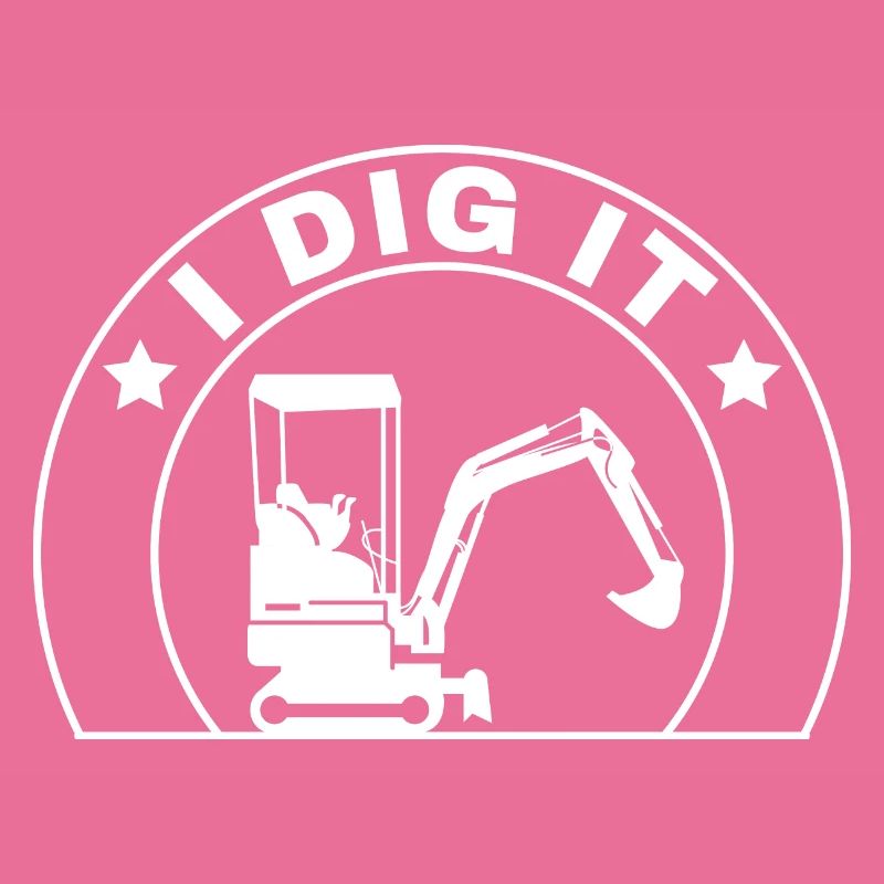 Retro Bagger Spruch Baggerfahrer Baustelle