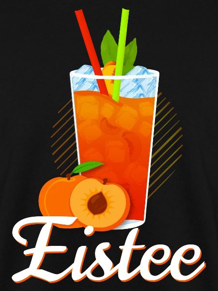 Eistee Pfirsich Design Tee