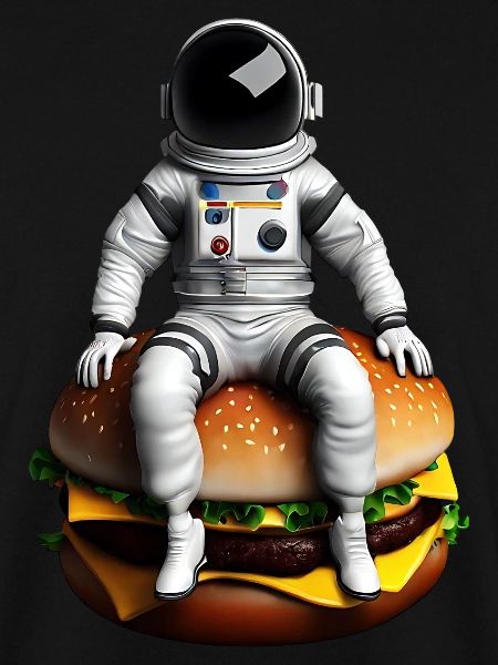 Space Astronaut Cheeseburger