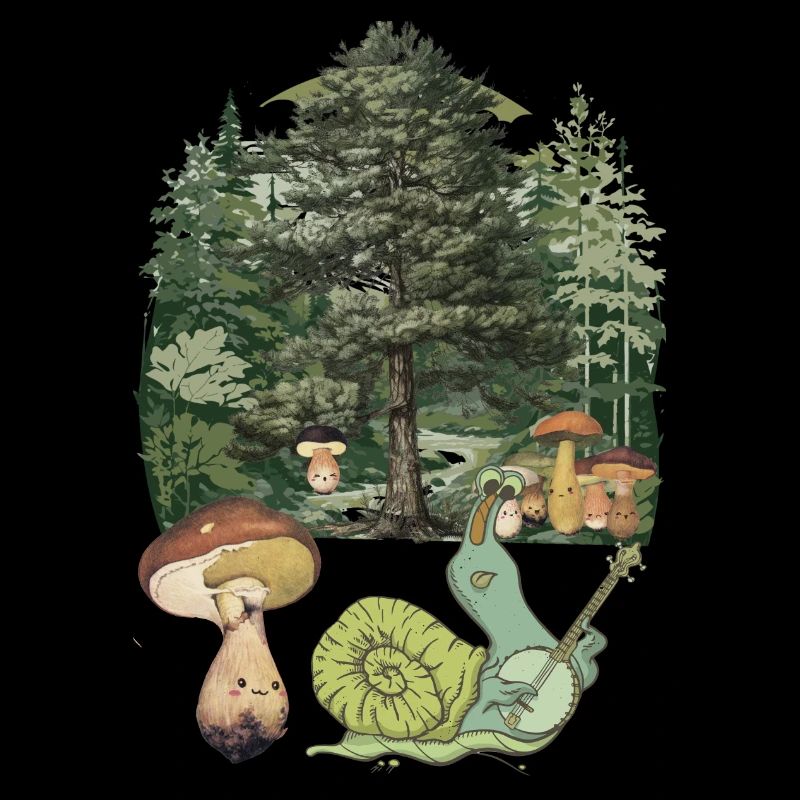 Waldbewohner Schnecke Kinder Musik Kind