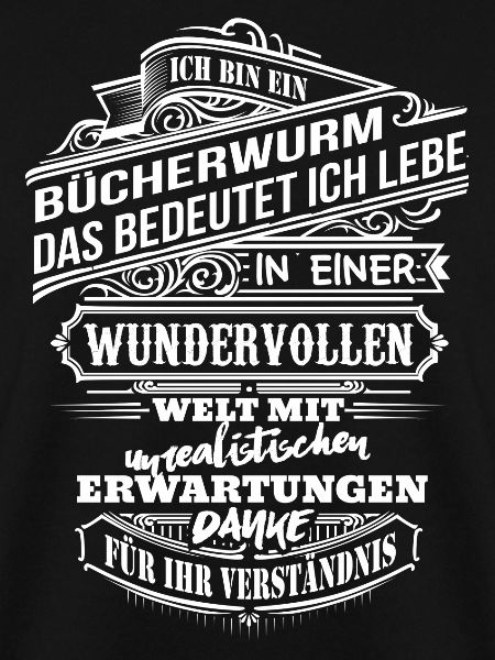 Ich bin ein Bücherwurm