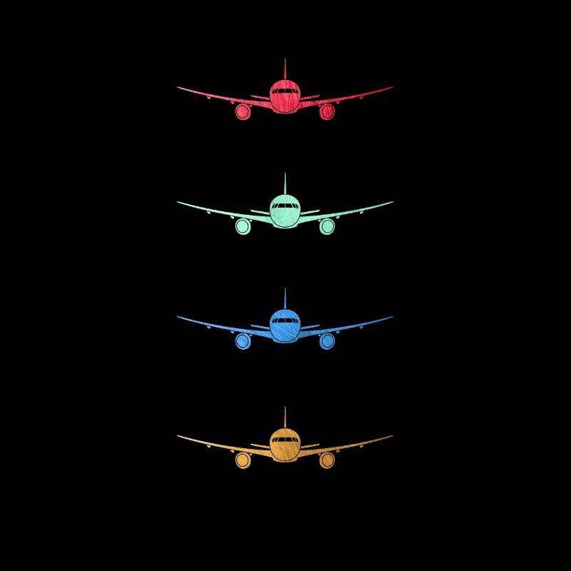 Vintage Flugzeuge Pilot Luftfahrt Piloten Motiv