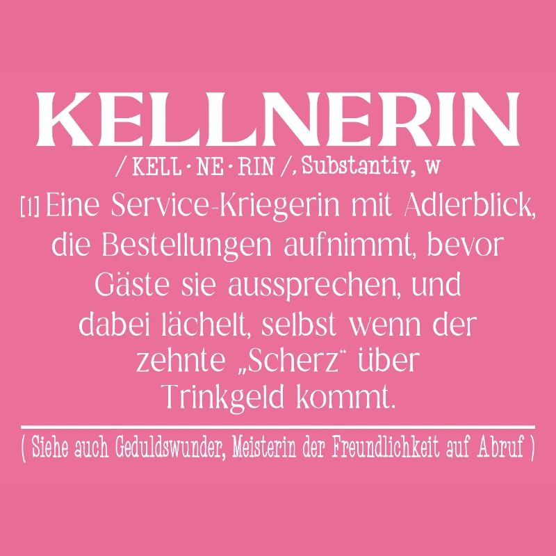 Kellnerin Definition Fun
