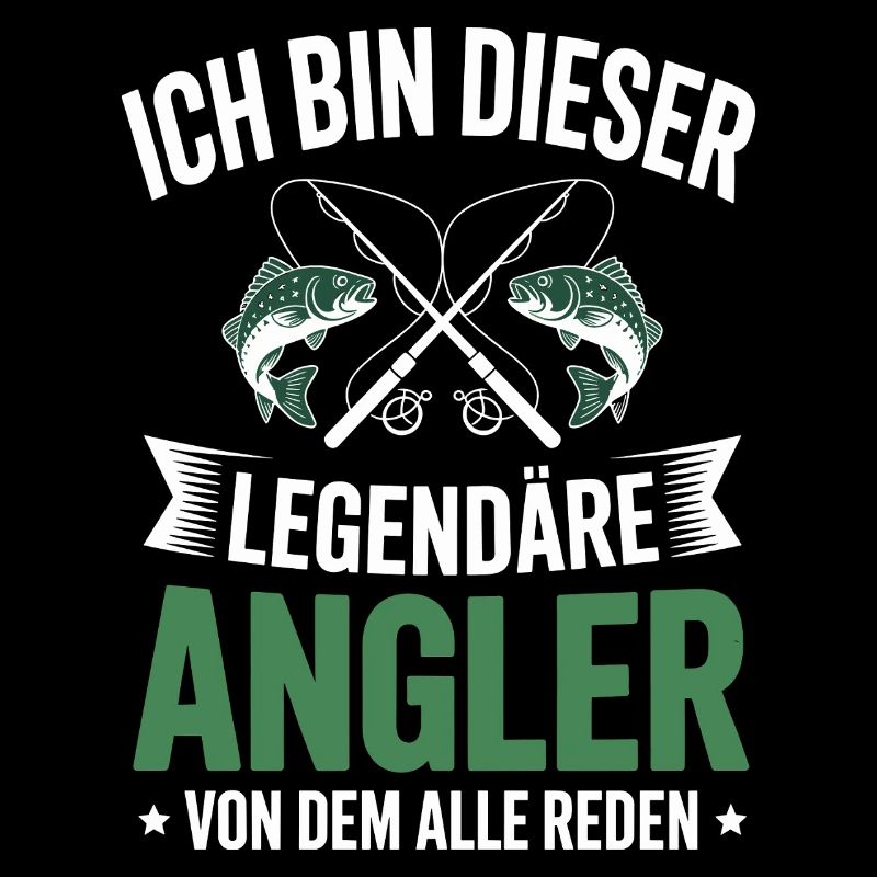 Legendärer Angler – lustiges Angelshirt Geschenk