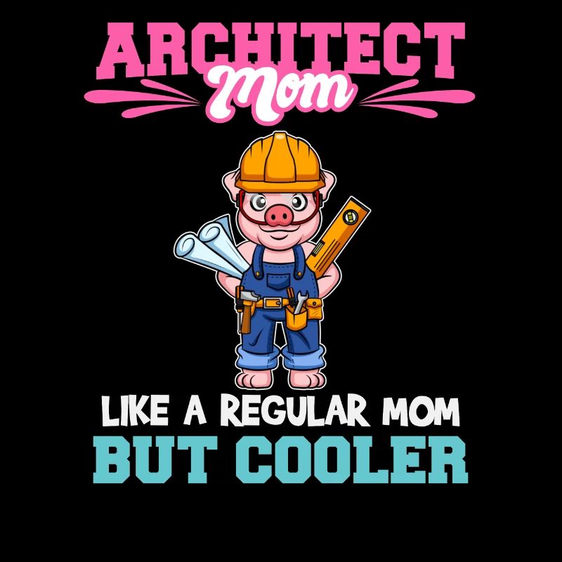 Architecte Maman comme une maman régulière mais plus cool