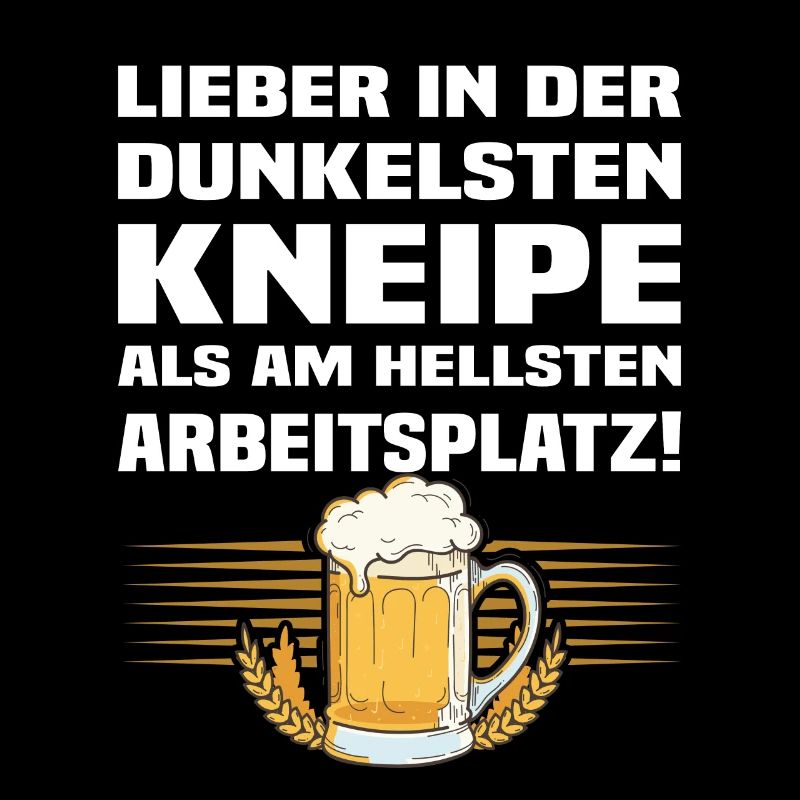Kneipe - Lustiger Bier Spruch