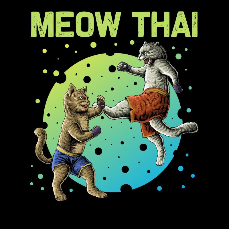 Muay Thaï Chats Humour Thai Boxe Combattants