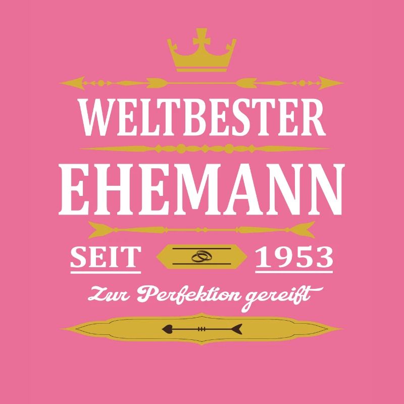 Weltbester Ehemann Seit 1953 Vintage Hochzeitstag