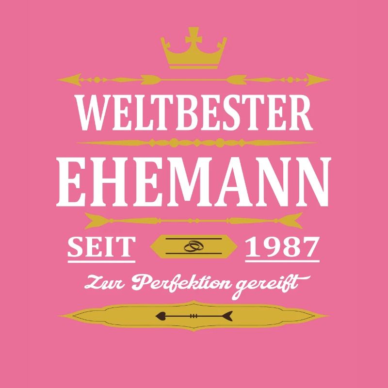 Weltbester Ehemann Seit 1987 Vintage Hochzeitstag