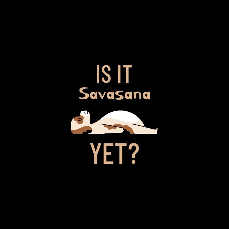 Yoga Pose Savasana Print On Demand Tshirts Apparel