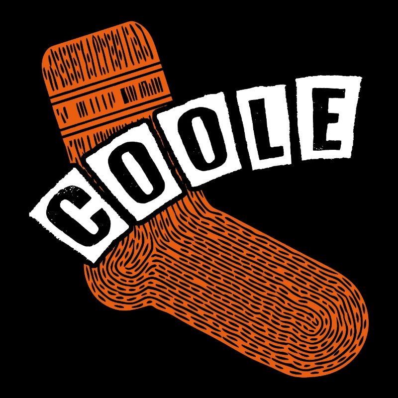Coole Socke - lustiges Motivationsdesign