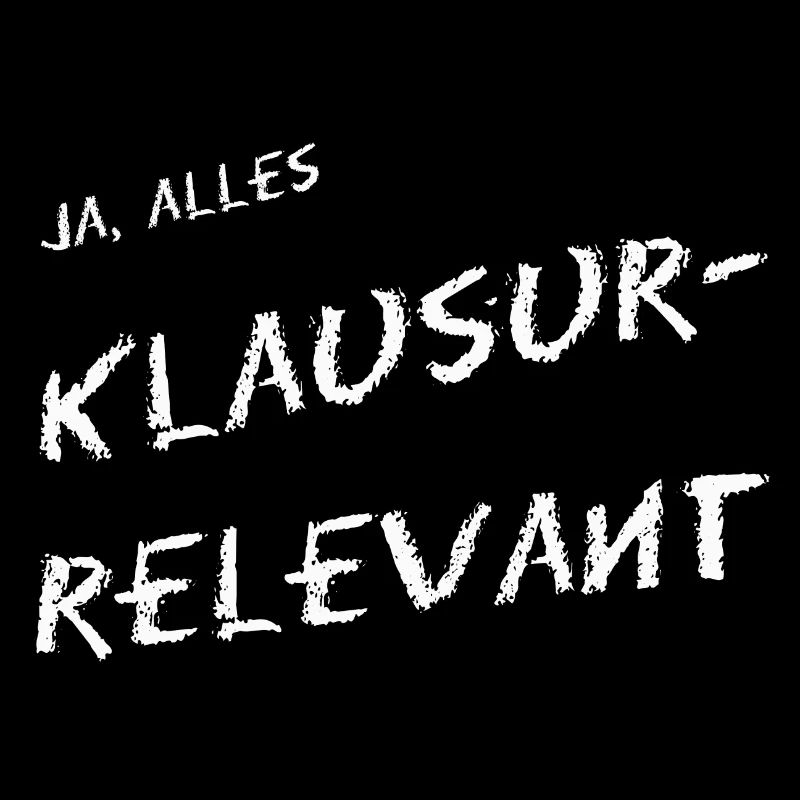 ja, alles Klausur-relevant