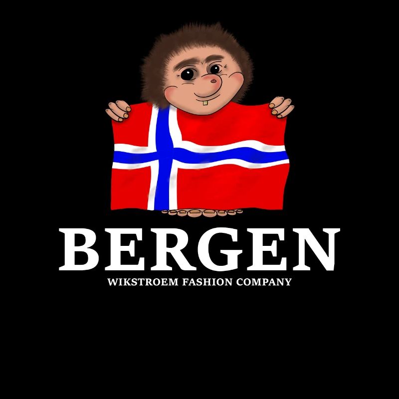 norway troll myths flag mountains vacation