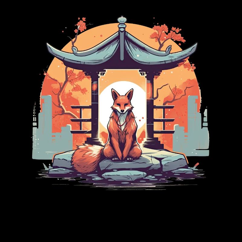 Fuchs Japan Inari Tempel Kami Nippon Shinto