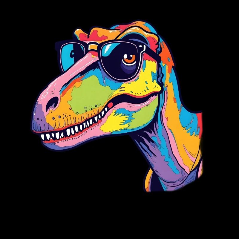 T-Rex Art Oeuvre Pop Art T-Rex