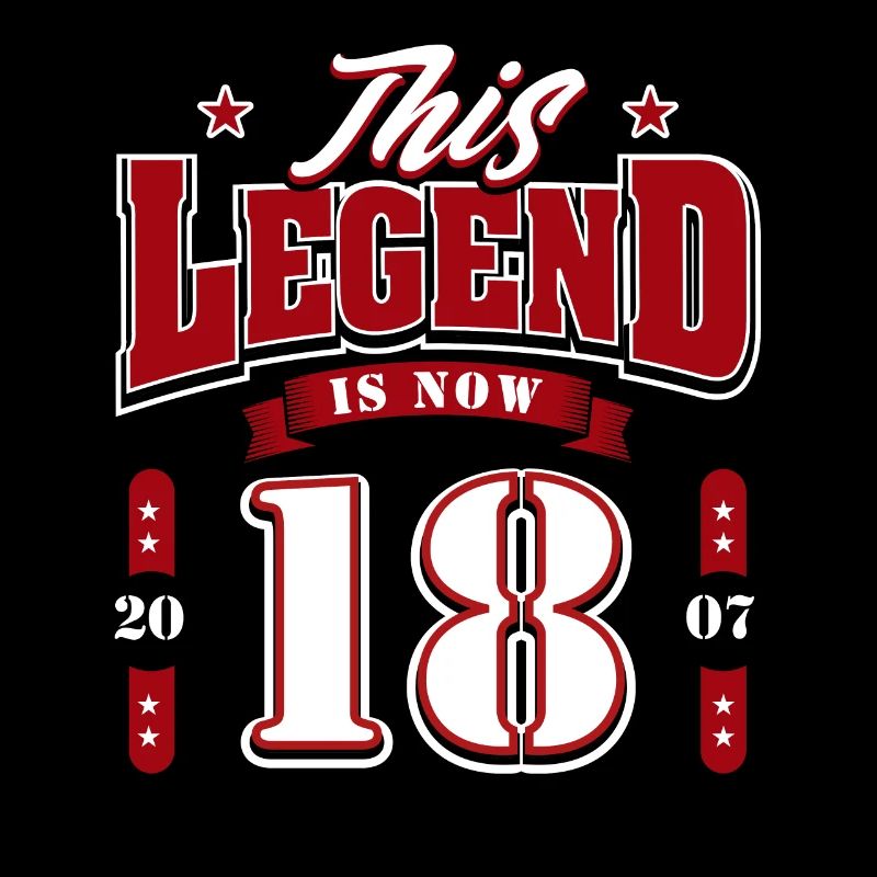 18th Birthday 2007 Legend 18 Year Old