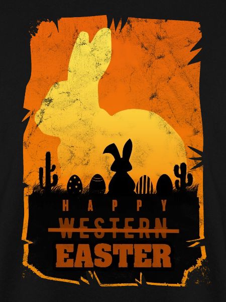 Ostern Western Retro Parodie