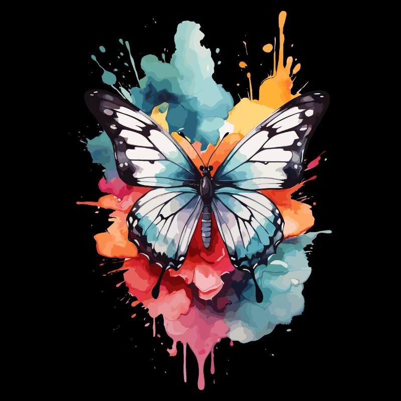 Papillon d’Art coloré