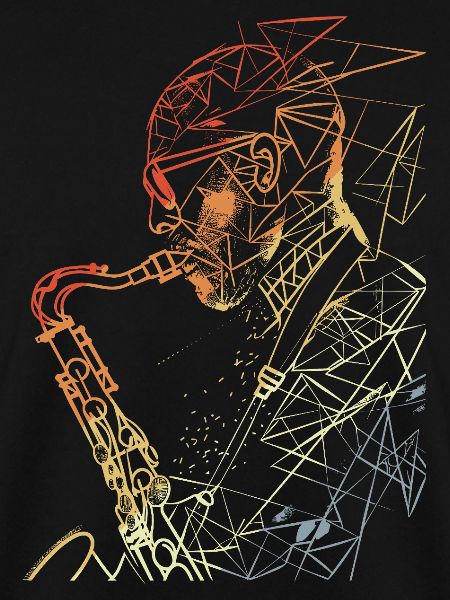 Saxophonist Retro