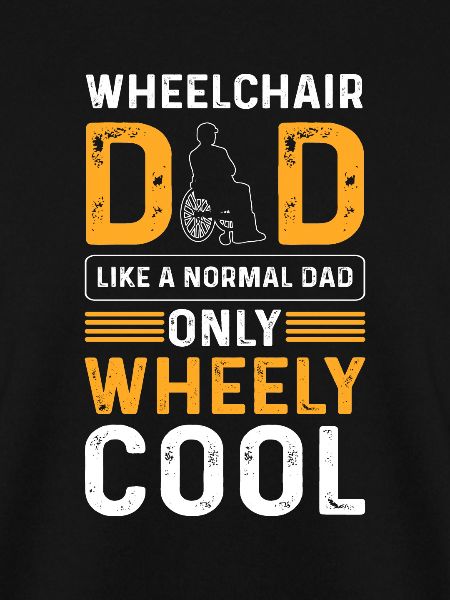 Rollstuhl-papa. Rollstuhl-papa. Handicap