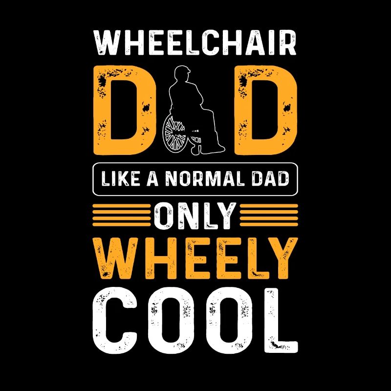 Rollstuhl-papa. Rollstuhl-papa. Handicap