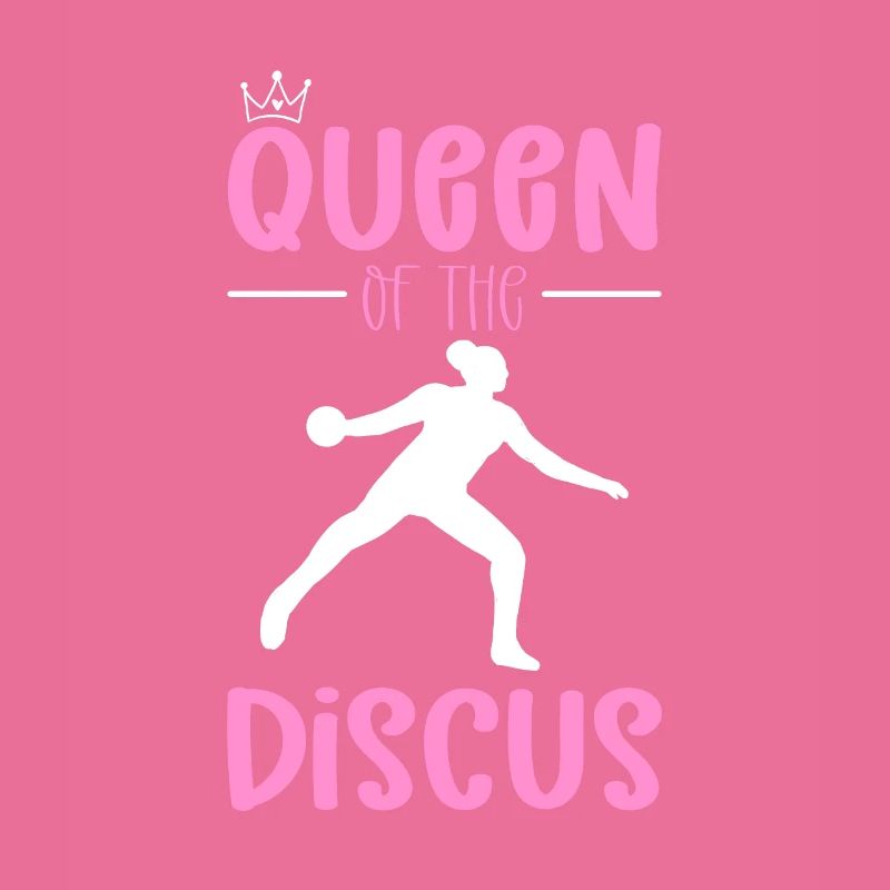 Königin Des Diskus. Diskuswerferin. Diskuswerfen