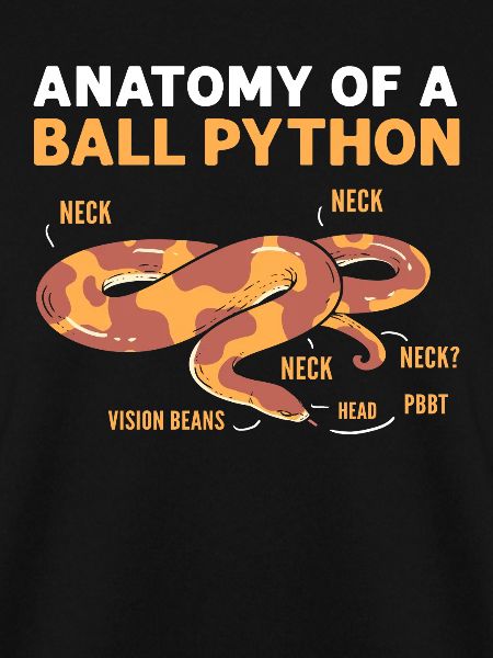 Anatomie Einer Kugelpython. Bananen-kugelpython