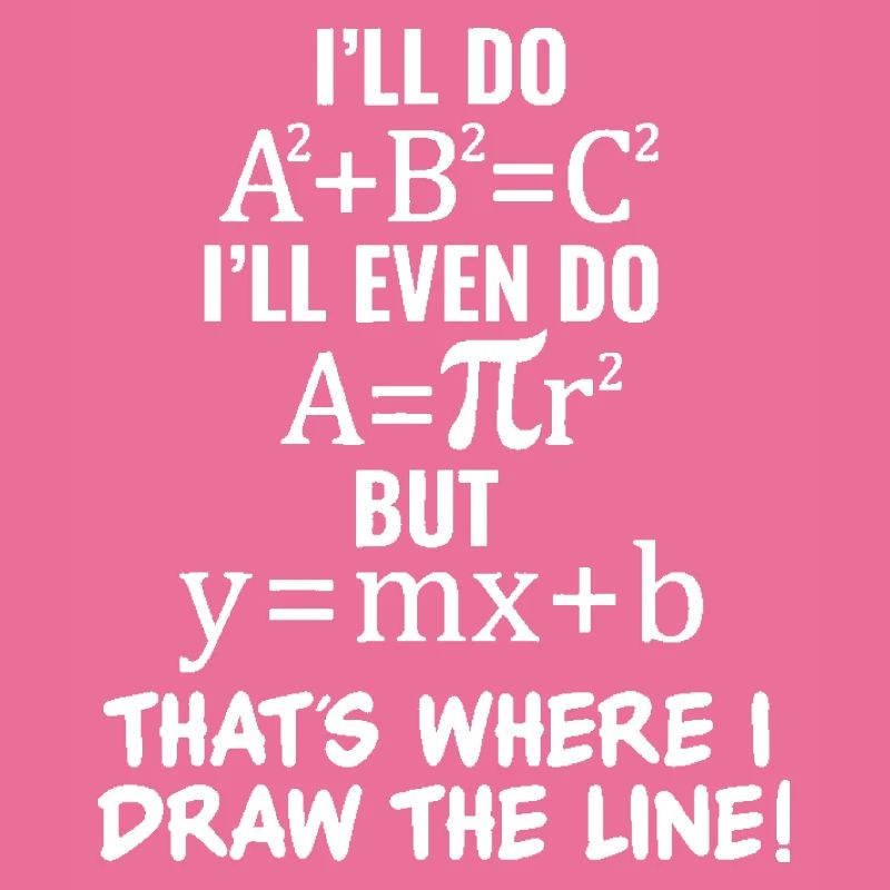 Tee shirt Math Math Basic Meme pour jeunes filles adolescentes et