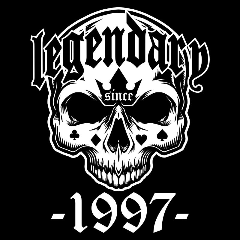 Legendär seit 1997 - Totenkopf | Farben änderbar
