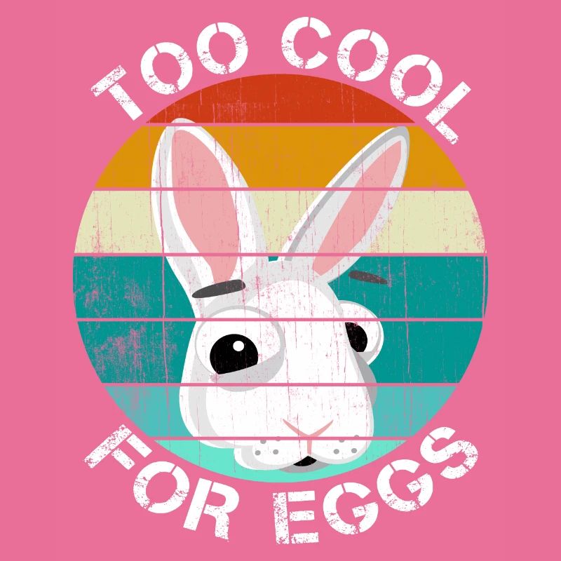 Too cool for eggs Easter gift Easter bunny funny